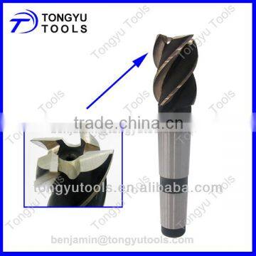 HSS-E taper shank end mill