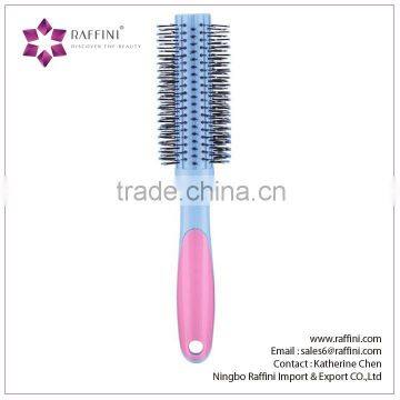 Raffini New Patterned Color Customized Plastic Round hair brush