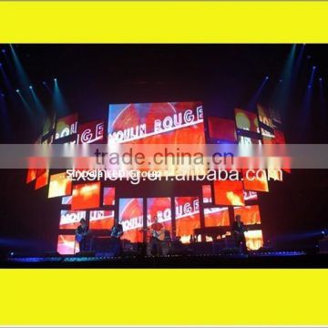 Indoor rental die-casting aluminium led display P6 indoor aluminum cabinet LED rental display