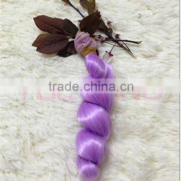 Lt Purple Kinky Straight Braising Hair Weave