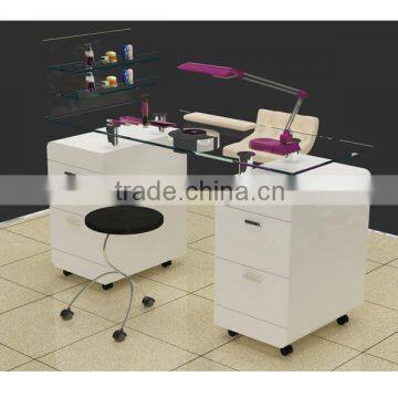 Customized Modern Salon Nail Kiosk Of Styling Manicure Table