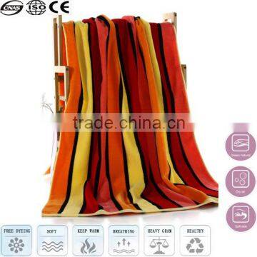 orange bench bath towel, beach towel with low price