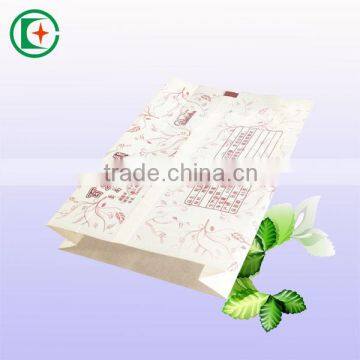 Exporting craft sharp bottom fast food coated paper bag