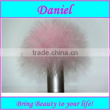 Professional pink chicken feather Kabuki brush,Soft Cosmetic brush for makeup brush,