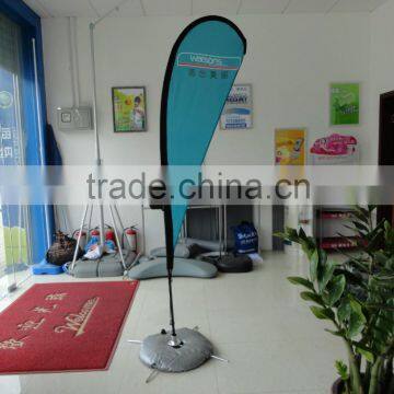 Custom Outdoor High Quality Dye Sublimation Printing Teardrop Flying Flag Banner Stand Display for Advertising photo-2