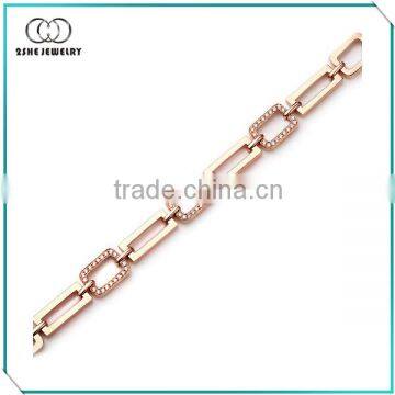 2SHE Square Shaped White Zircon Bracelet photo-2