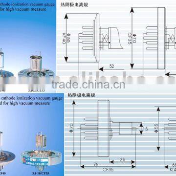 Hot Cathode Ionization Vacuum Gauge vacuum sensor vacuum measure probe