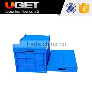 Wholesale China export oem quality colorful conflate plastic collapsible crates