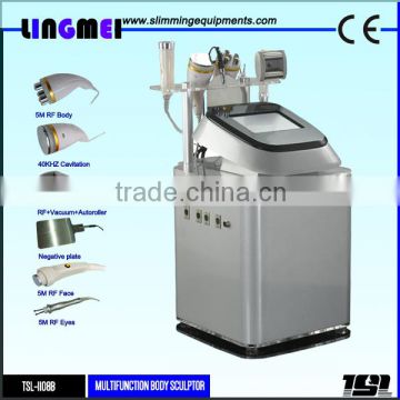 Professional fat reduction ultrasonic cavitation rf slimming with vacuum roller massage