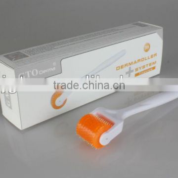 2013 new arrived GTO derma roller, 200 needles titanium alloy microneedle roller