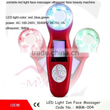 Multi-function Super Sonic Face Beauty Skin Facial Massager