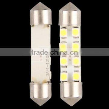 2 42mm 8 3528 SMD LED White Car Dome Festoon Interior Light Bulbs