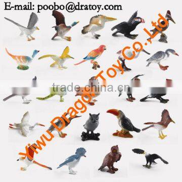 made in china flying bird toy,novelty plastic miniature birds