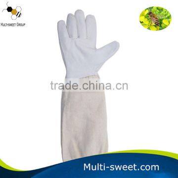 Best Selling Beekeeping Goat Leather Gloves / Beekeeper Protection Gloves With Long Sleeve photo-3