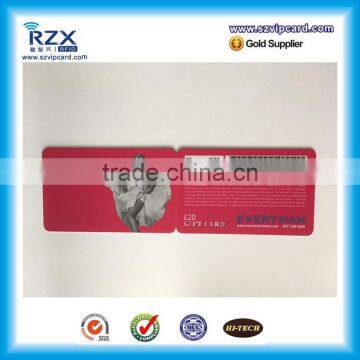 Custom design non standard plastic PVC card