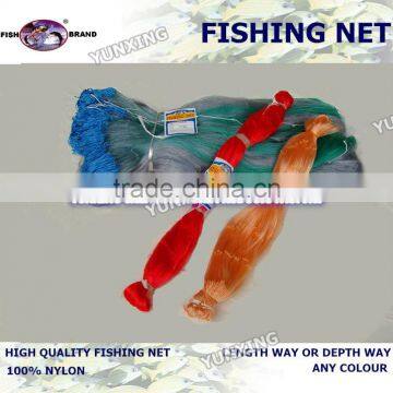 china nylon monofilament double knots fishing net