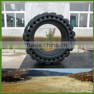 445/65-d22.5 skid loader solid tires with holes