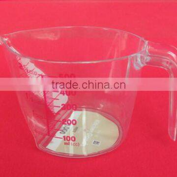 plastic measuring cup / PS measuring jug/cooking tools of two sizes