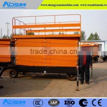 16m Hydraulic Scissor Aerial Work Lift Table