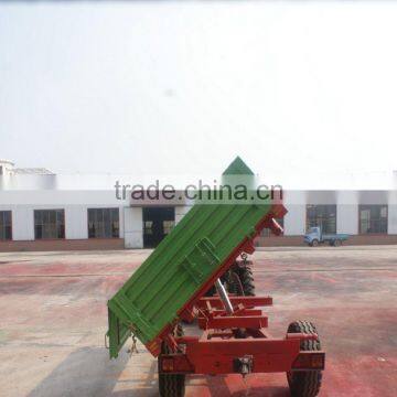 Hot Sale Euro Style Tractor Use Hydraulic 2 Ton, 3 Ton Farm Tipping Trailer, Rear and Side Tipping With CE Certification photo-4
