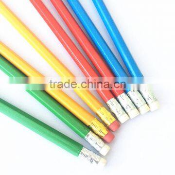 7" Black Lead Hexgonal HB Yellow Pencil photo-3