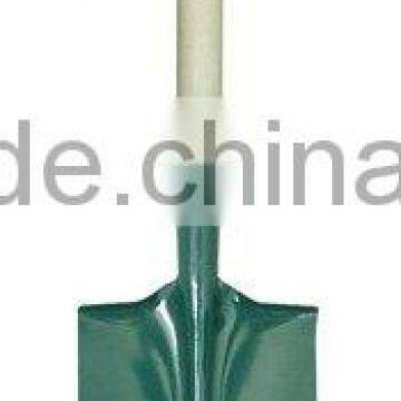 S6396 STEEL SPADE WITH WOODEN HANDLE