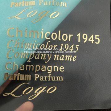 Customized 3M glue electroplate metal nickel sticker