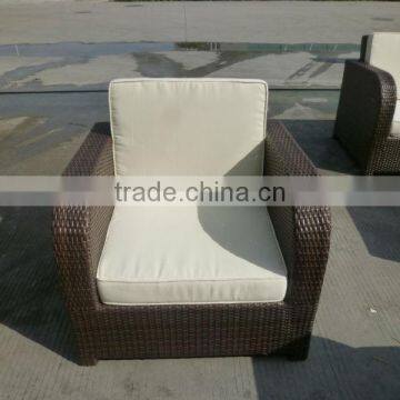 New Design Outdoor Rattan Furniture Patio Brown Sofa Set photo-4