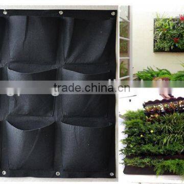 9 Pocket Hanging Vertical Garden Planter for Walls Indoor/Outdoor Decoration