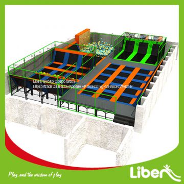 indoor customized trampoline park for adult