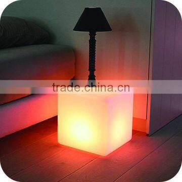 Glowing Illuminated PE Plastic Led Cube Chair With Light photo-3