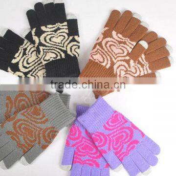 Hot Selling Touch Screen Winter Gloves for Smartphone, Cheap Knit Gloves, Hand Gloves Manufacturers in China photo-5