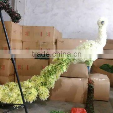 New Design of Customized Artificial Topiary Topiary Frame Peacock photo-3