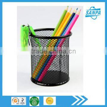 Office Supplier Metal Mesh Pen Holder