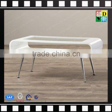 custom design new shape acrylic video table set plxi top quality acrylic stadio table new PMMA lucite acrylic TV table set