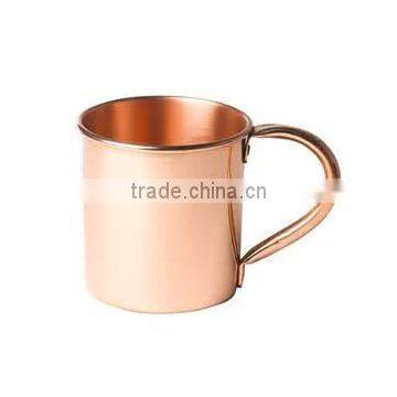 BPA FREE PURE COPPER SMOOTH VODAKA MULE MUG WITH BLACK LETTERS PRINTING, 16 OZ MOSCOW MULE DRINKING MUG RUSSIAN STANDARD photo-2