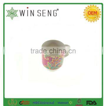 Colorful Ceramic Tea or Coffee Mug Cup With Ring photo-4