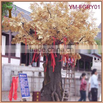 Gold wish banyan tree for outdoor decoration