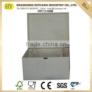 custom cheap 6 bottle plywood wine box wholesale