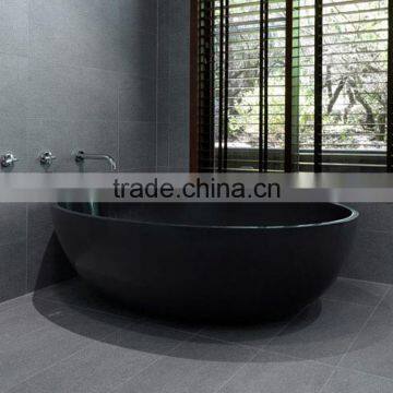 China Factory Home Decoration Wholesale Marble Marble Bathtub Black Stone photo-5