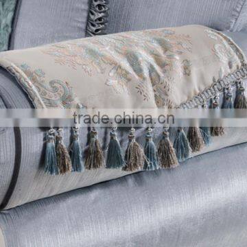 M511-1 French New Arrival Latest Design Luxurious Silk Fabric Sofa Set photo-6