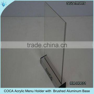 Acrylic Hot Bend Desk Menu Holder photo-5
