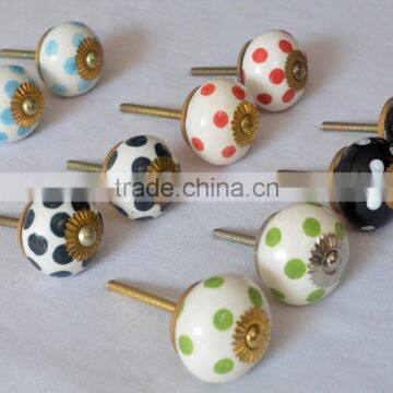 Mix Design Unique Hand Painted Drawer Knobs