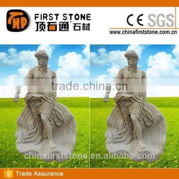 MGP259 Antique Limestone Self Made Man Sculpture