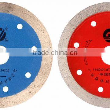 114mm Wet Cutting Diamond Saw Blade Continuous Rim Sintered Circular Blade photo-3