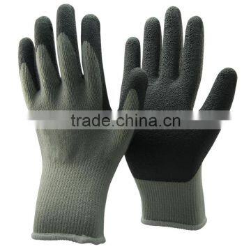 NMSAFETY 10 gauge grey Thermal glove latex coated winter glove