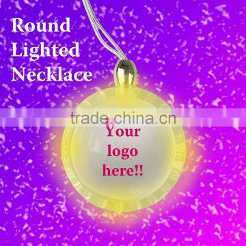 [Super Deal] Flashing Round Necklace