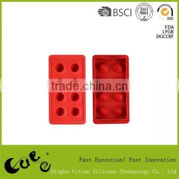 silicone Ice tray with diamond shape