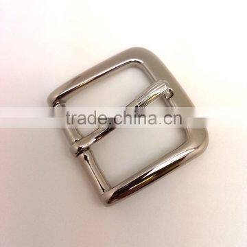 1-1/4" End Bar Buckle, Solid Brass End Bar Buckle With One Prong, Nickel Plate Belt Buckle photo-3