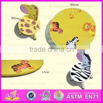 2015 Головной стол и стул для детей, Детский деревянный стол и стулья в дизайне животных, Деревянные игрушки - стол и стулья на Рождество W08G140 photo-2